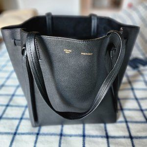 Celine Small Cabas Phantom Tote Black